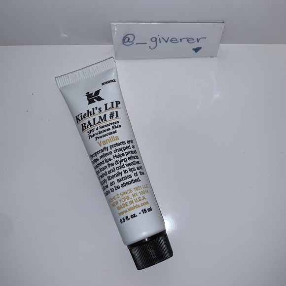 Kiehl’s Original Lip Balm No 1 Tube Vanilla - Picture 2 of 8